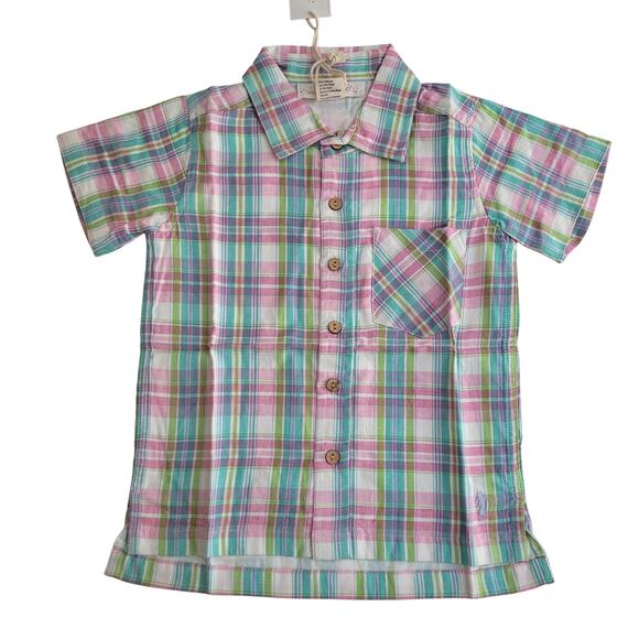 Well Dressed Wolf Easter Plaid Shirt